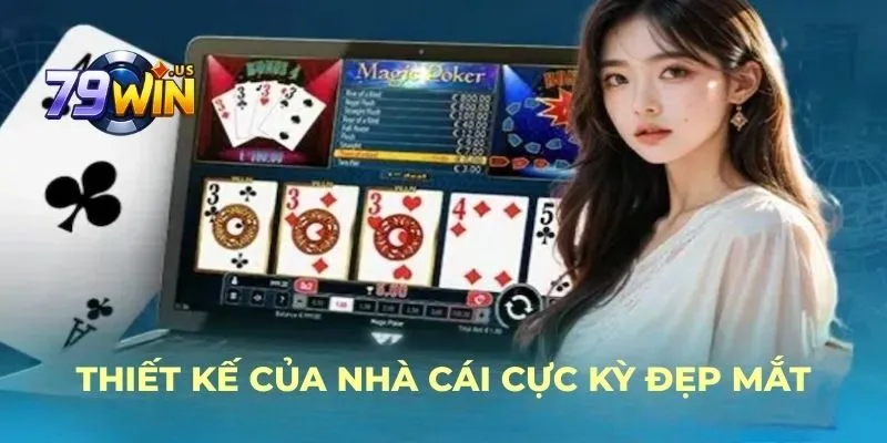 Thiết kế của nhà cái cực kỳ đẹp mắt